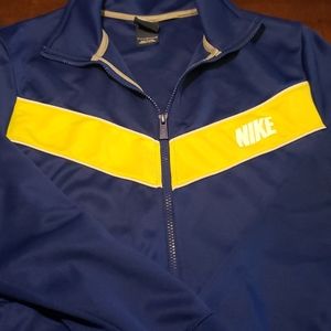 MENS ATHLETIC NIKE POLYESTER JACKET SWEAT S